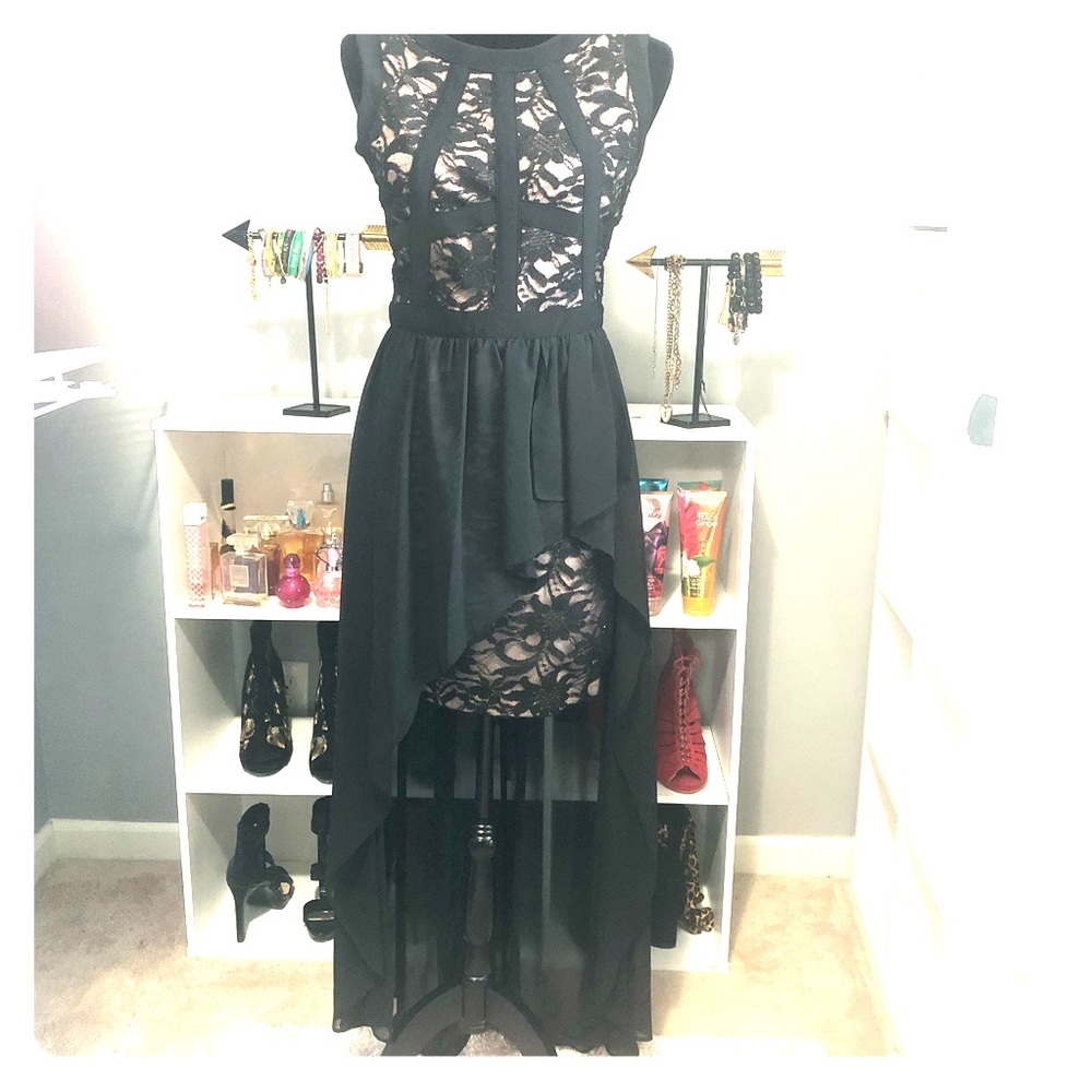 Night way open skirt dress